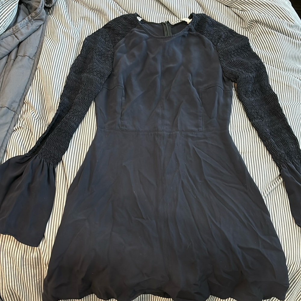 Long sleeve mini dress ALC navy size 6